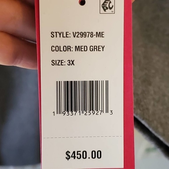 VINCE Camuto faux‎ fur wool coat women's size 3X new!!! - Picture 7 of 11